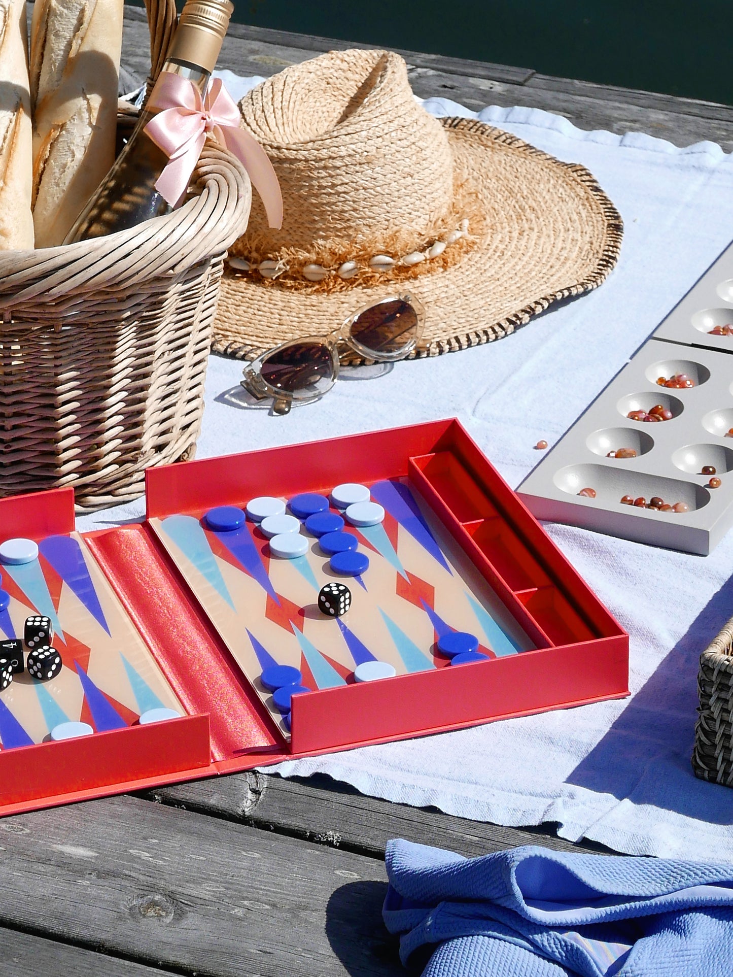 Printworks Art of Backgammon - Contemporary Backgammon Boards - Quirk Space