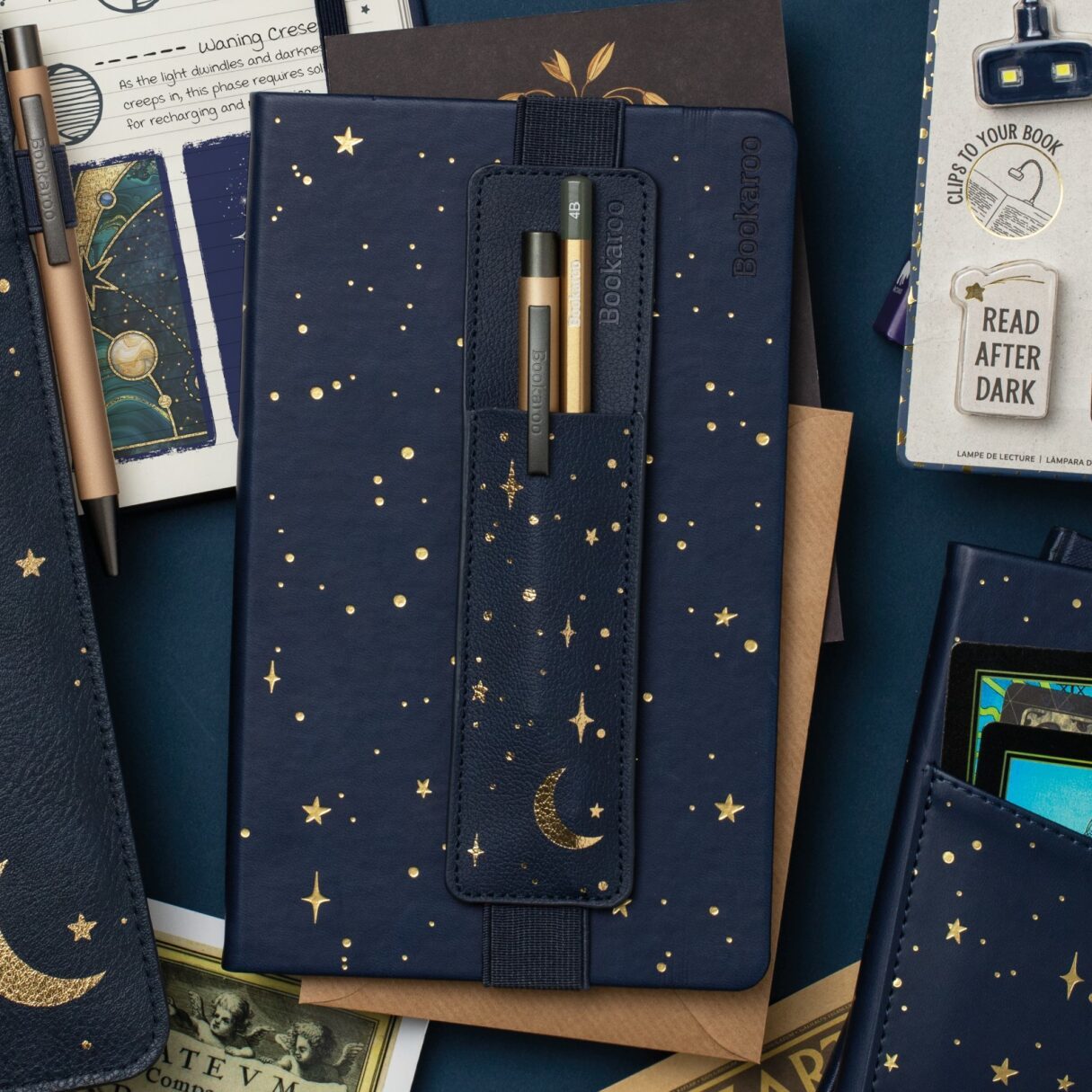 Special Edition Bookaroo Moon & Stars Notebook & Pen Pouch Set - Quirk Space
