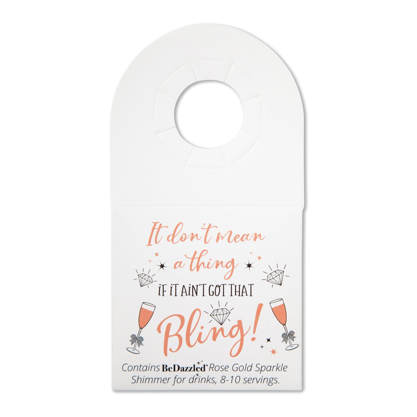 Bedazzled Drink Shimmer Bottle Tags - Celebration! - Quirk Space