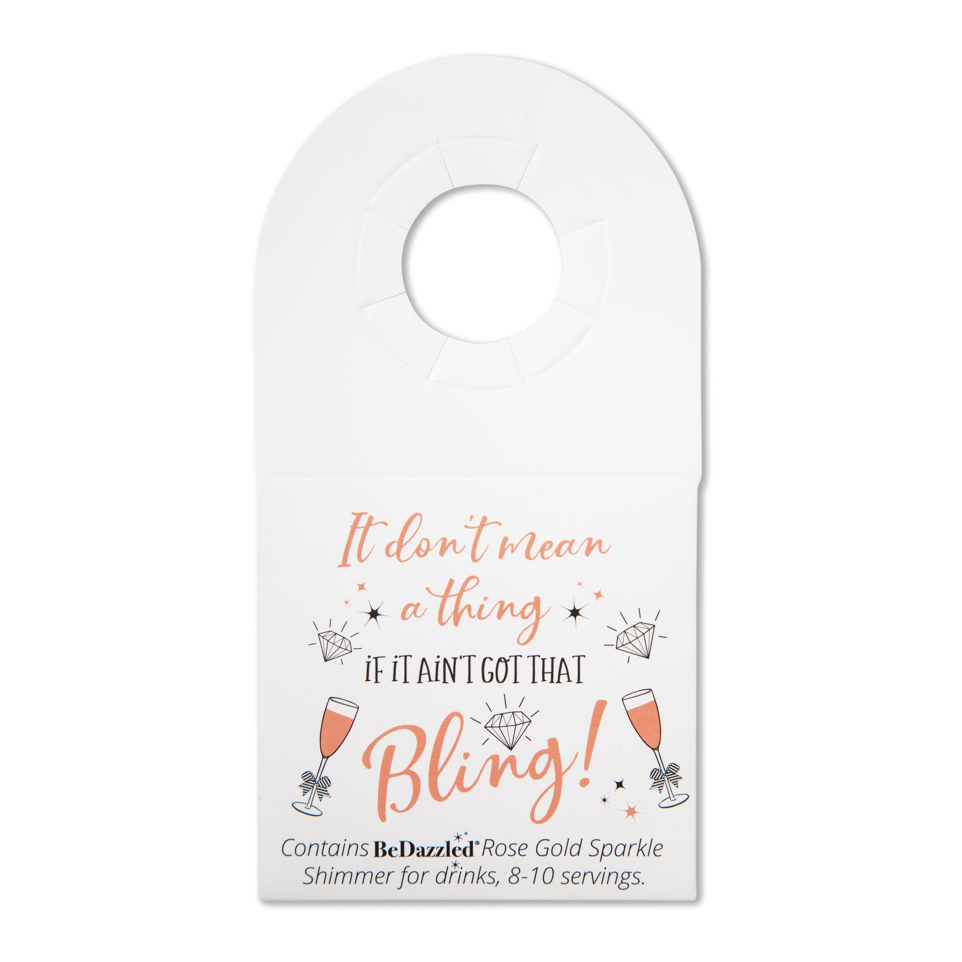 Bedazzled Drink Shimmer Bottle Tags - Celebration! - Quirk Space