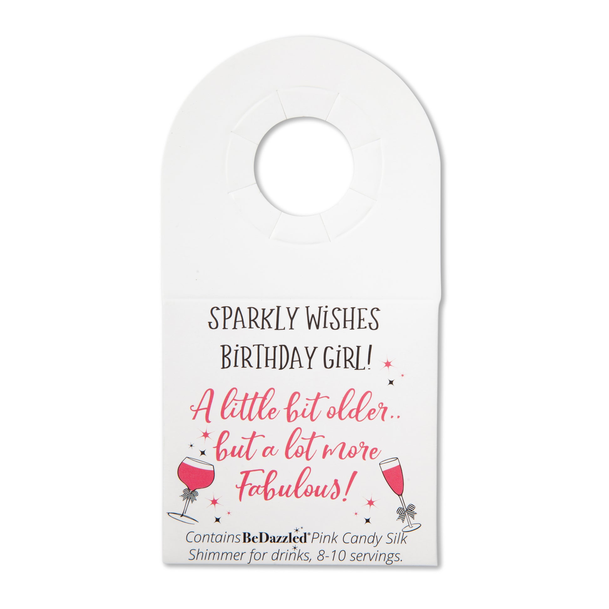 Bedazzled Drink Shimmer Bottle Tags - Celebration! - Quirk Space