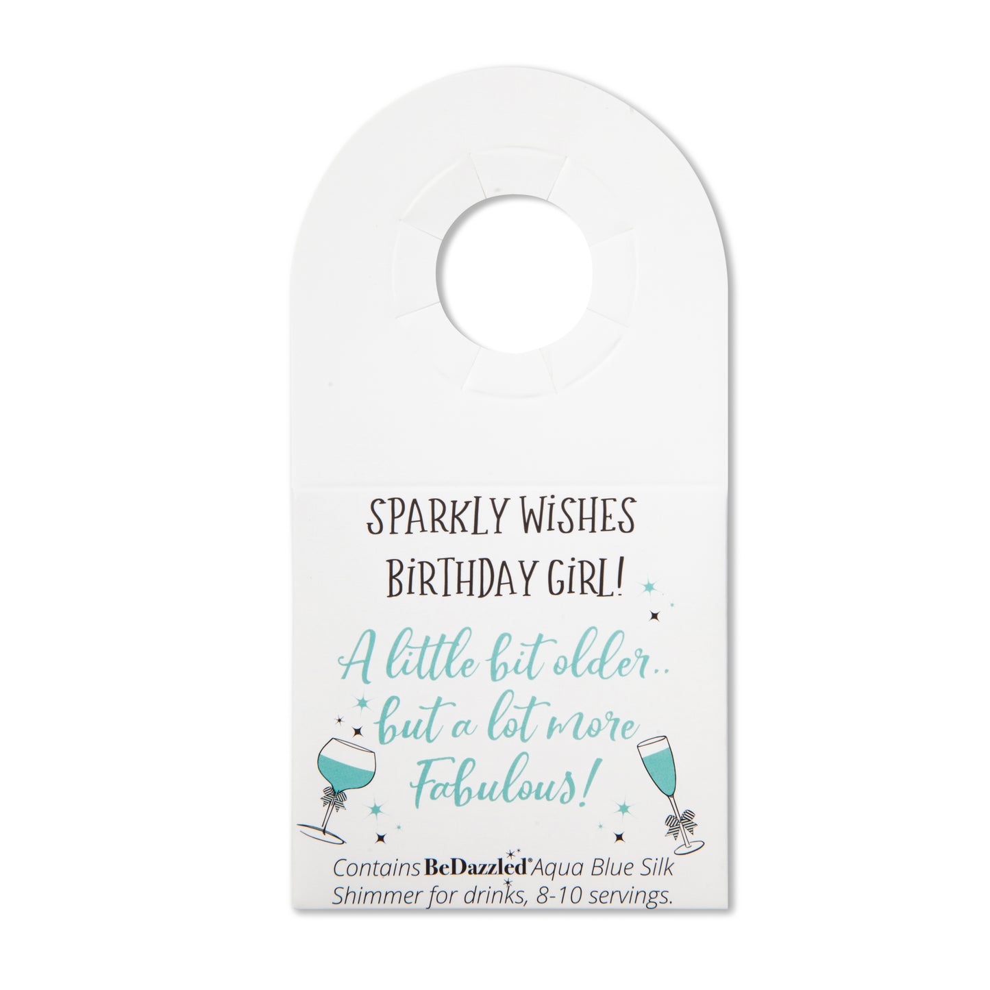 Bedazzled Drink Shimmer Bottle Tags - Celebration! - Quirk Space