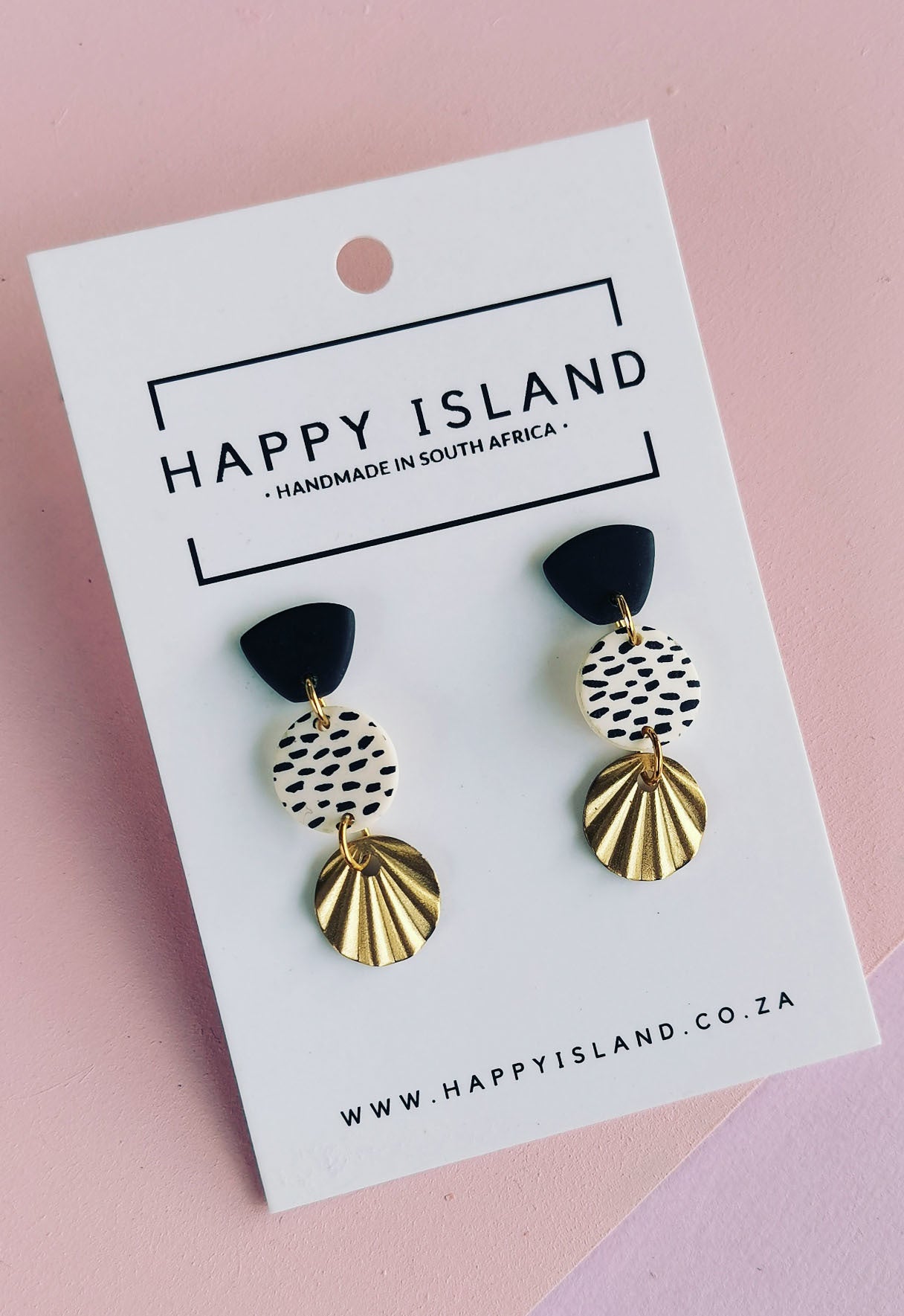 Celine Fan Dangle Earrings