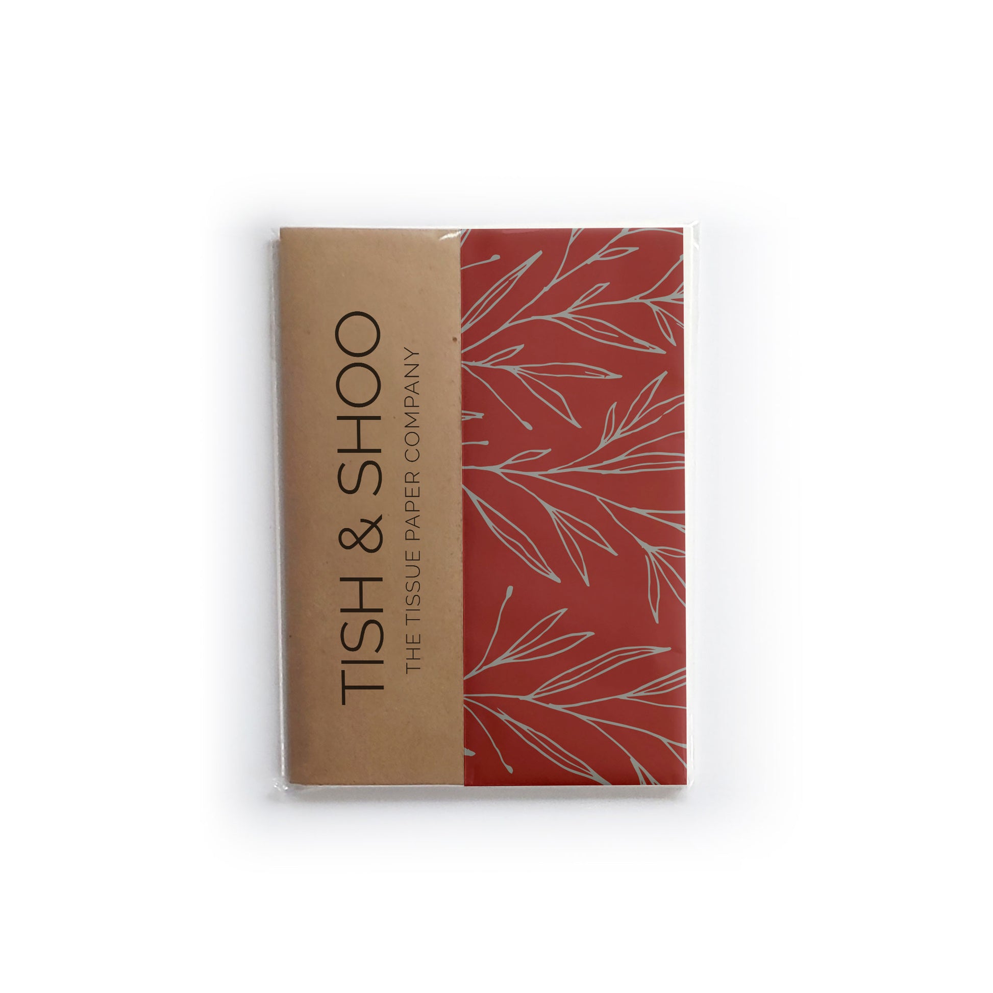 Festive Metallic Leaf - Tissue Paper Gift Pack