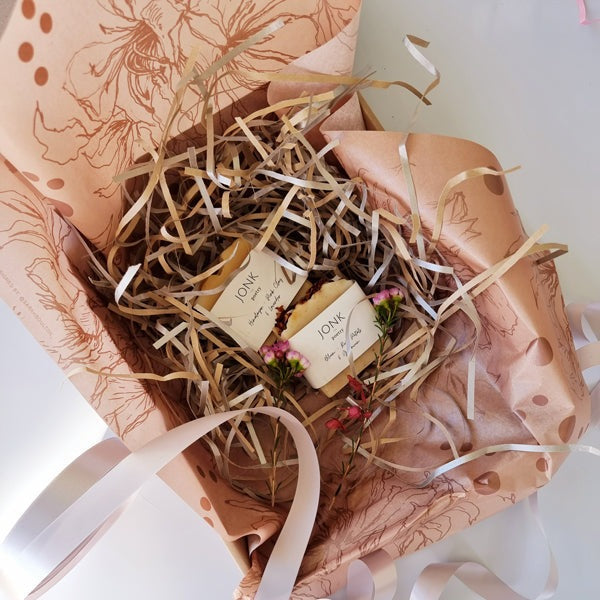 Rose Gold & Blush Floral - Tissue Paper Gift Pack