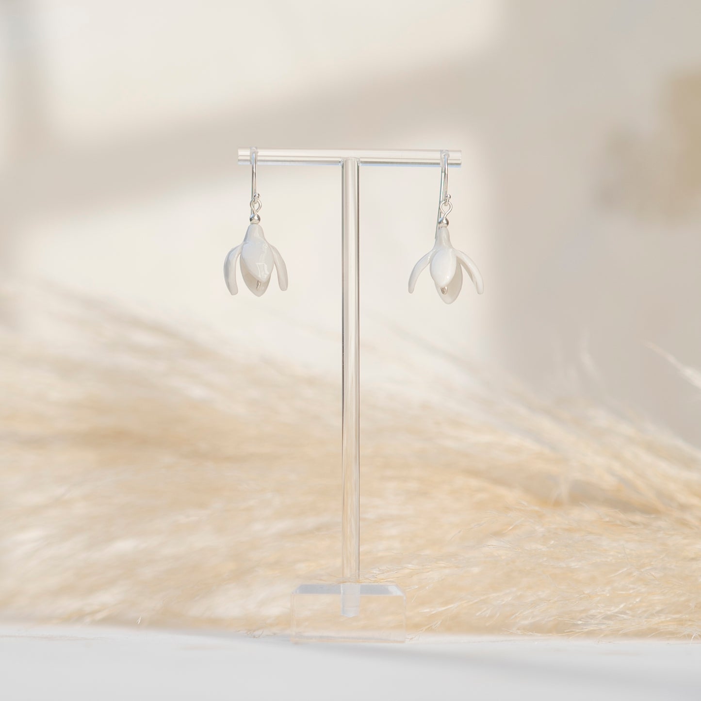 Floral Fuchsia Earrings - Quirk Space