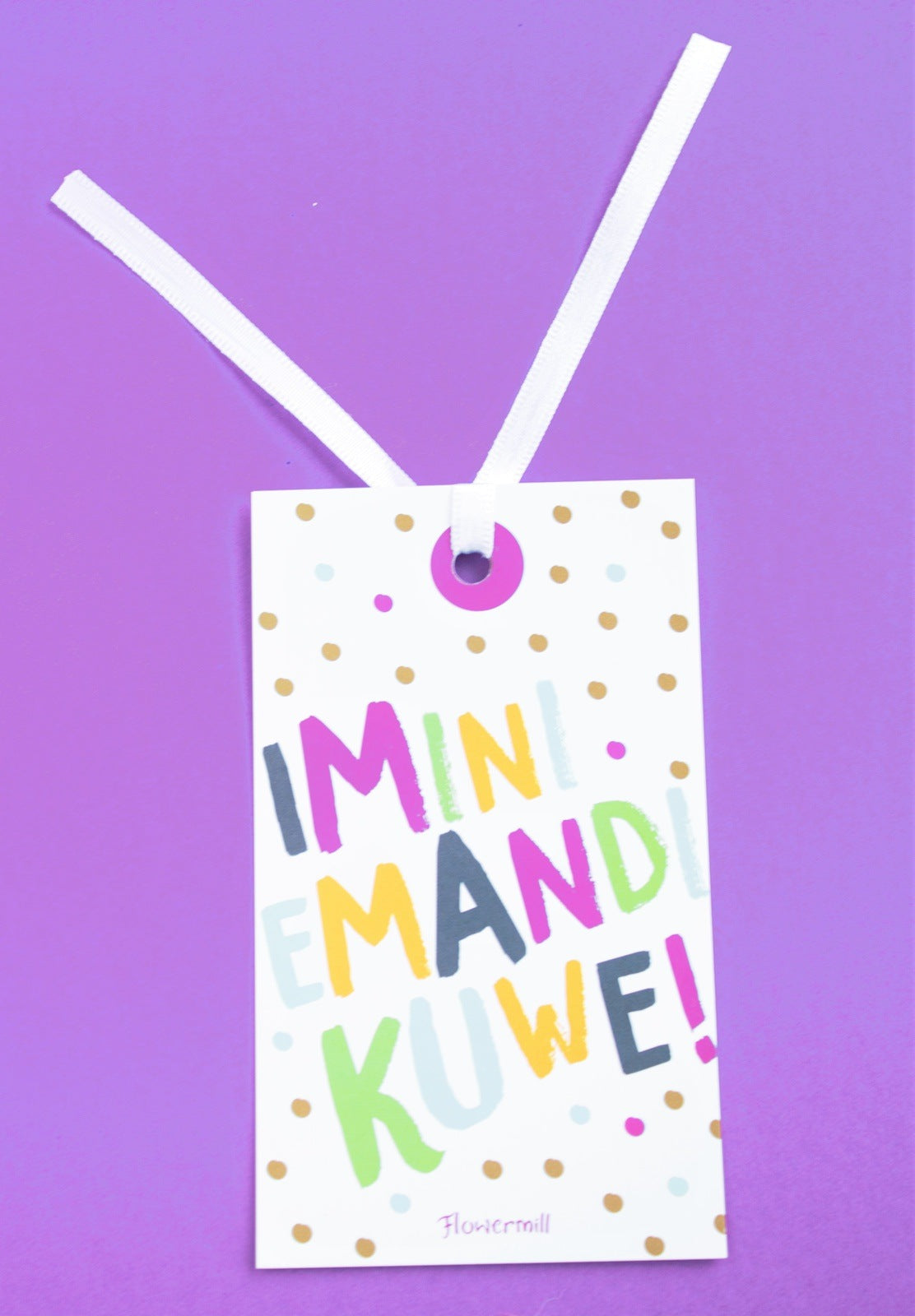 Imini Emandi Kuwe Happy Birthday Xhosa - Gift Tag