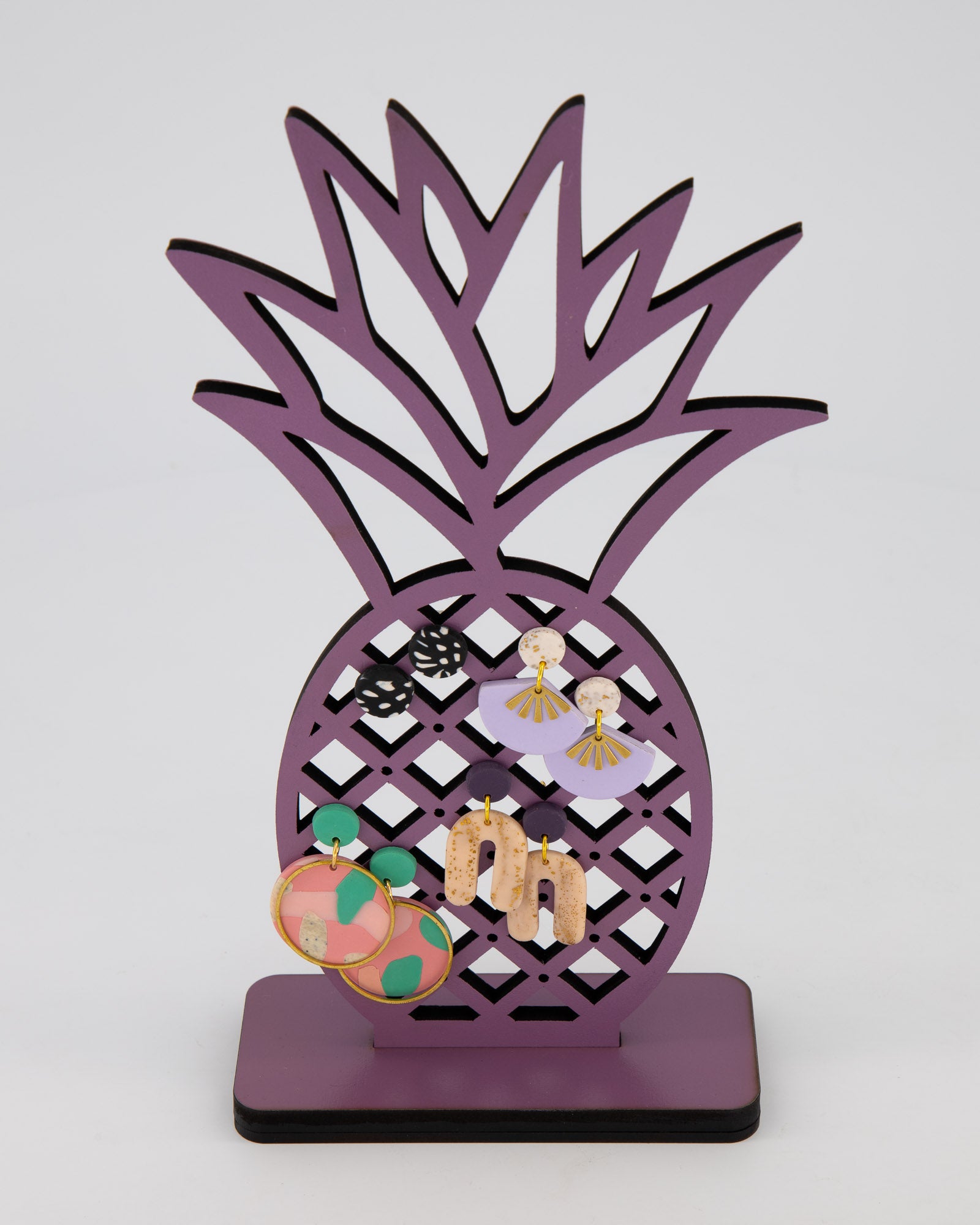 Jewellery Organiser Pineapple Purple