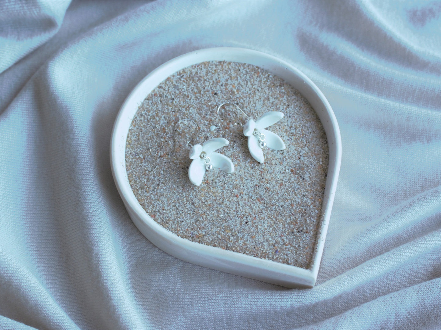 Floral Fuchsia Earrings