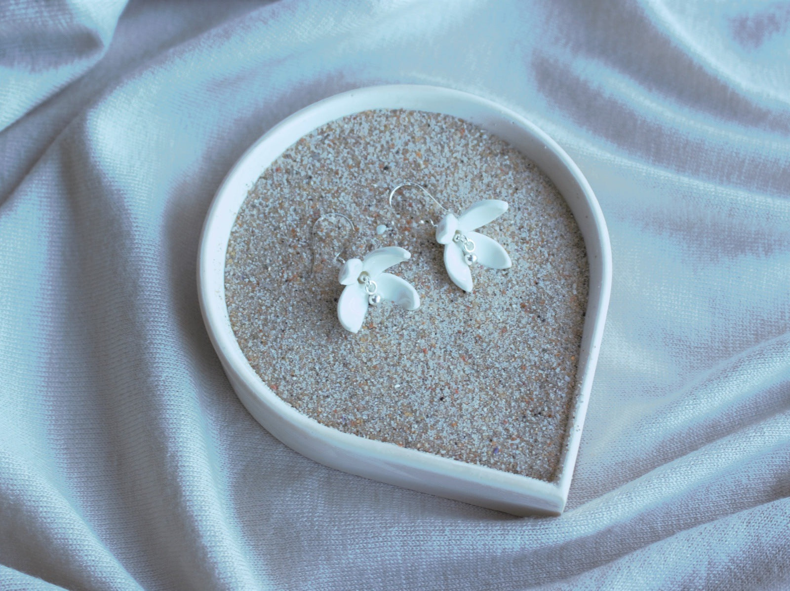 Floral Fuchsia Earrings