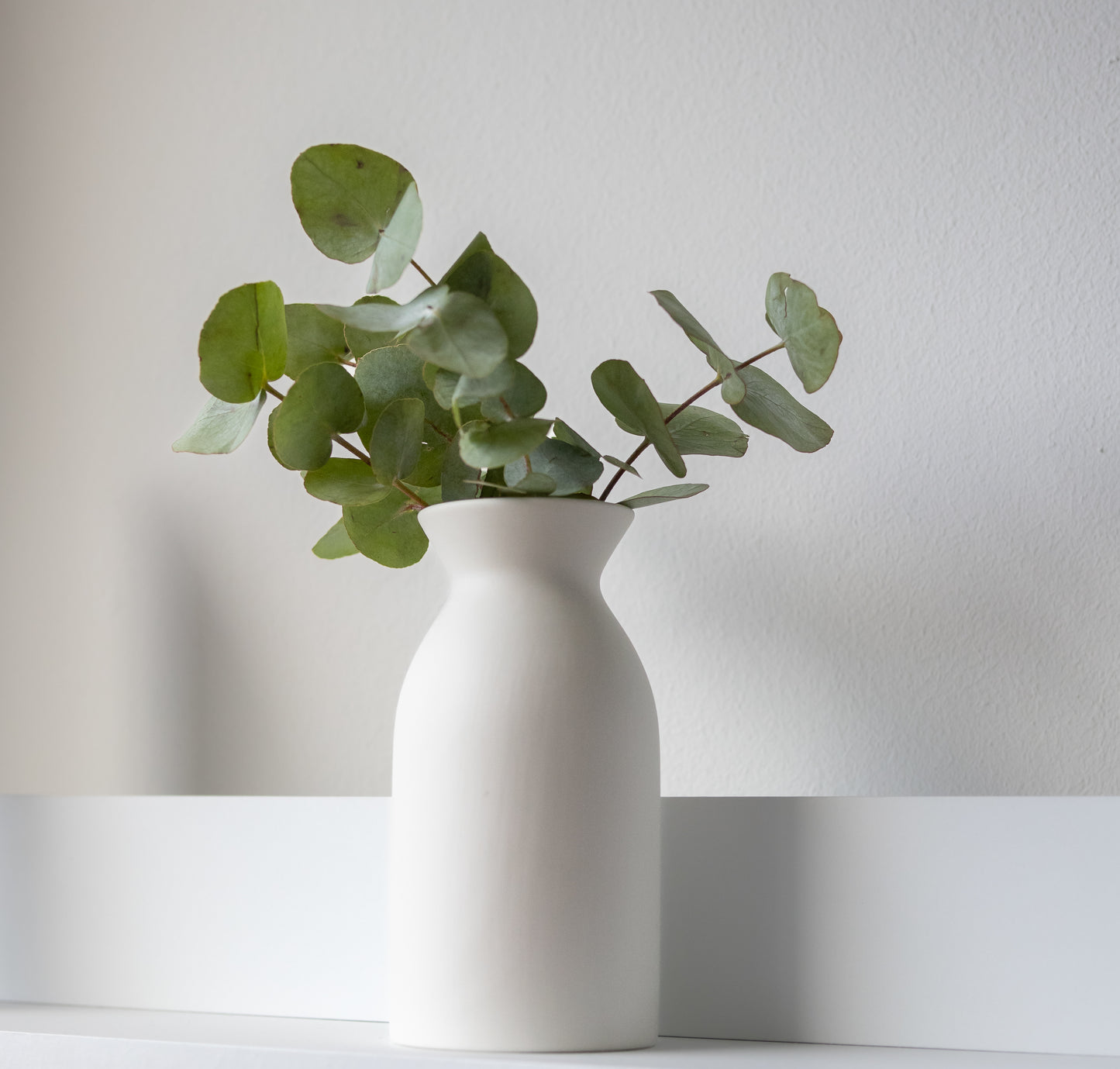 Scandinavian White Ceramic Vases - Quirk Space