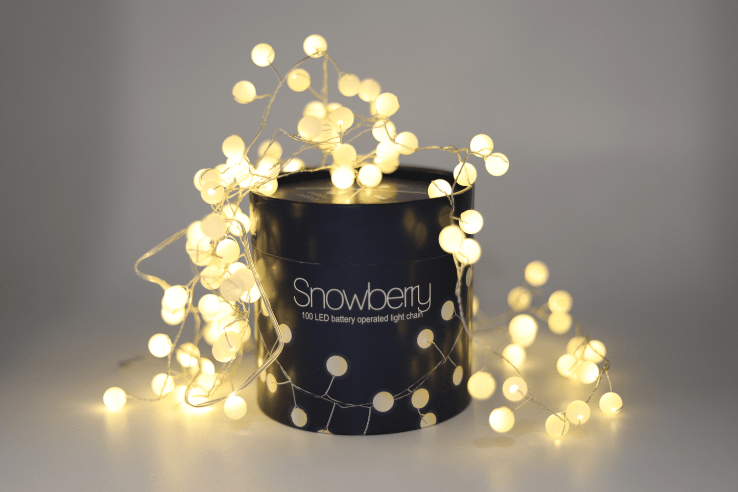 Snowberry White 100 Fairy Light Chain