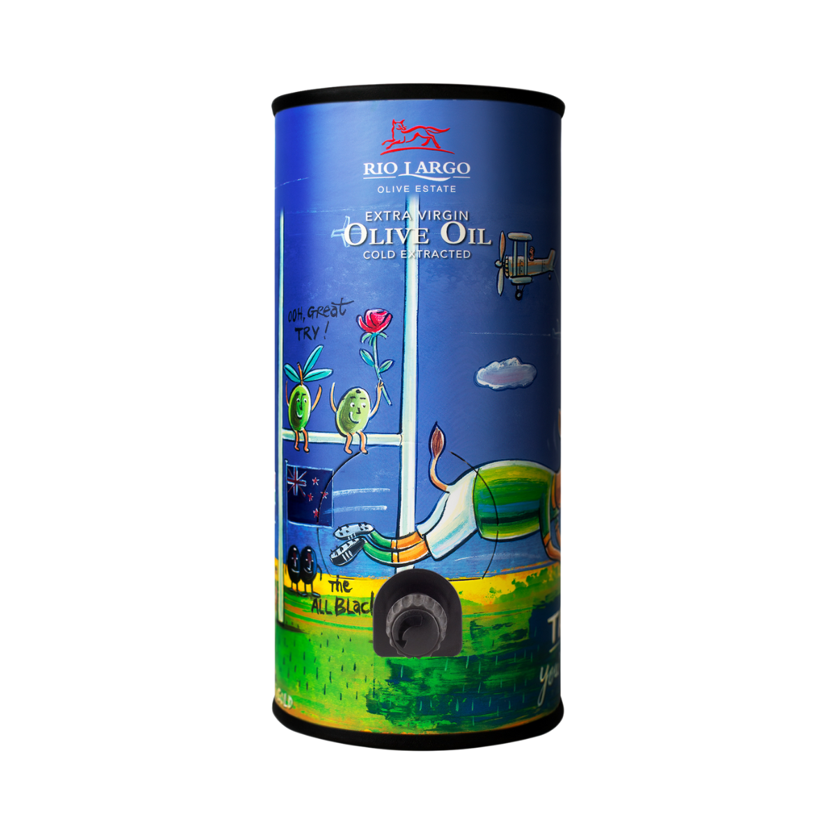 Rio Largo Easy-twist Tap Extra Virgin Olive Oil 1l - Quirk Space