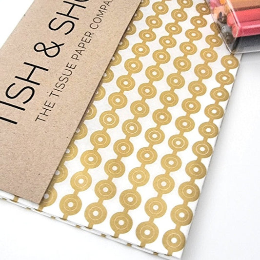 Gold African Bead - Tissue Paper Gift Pack