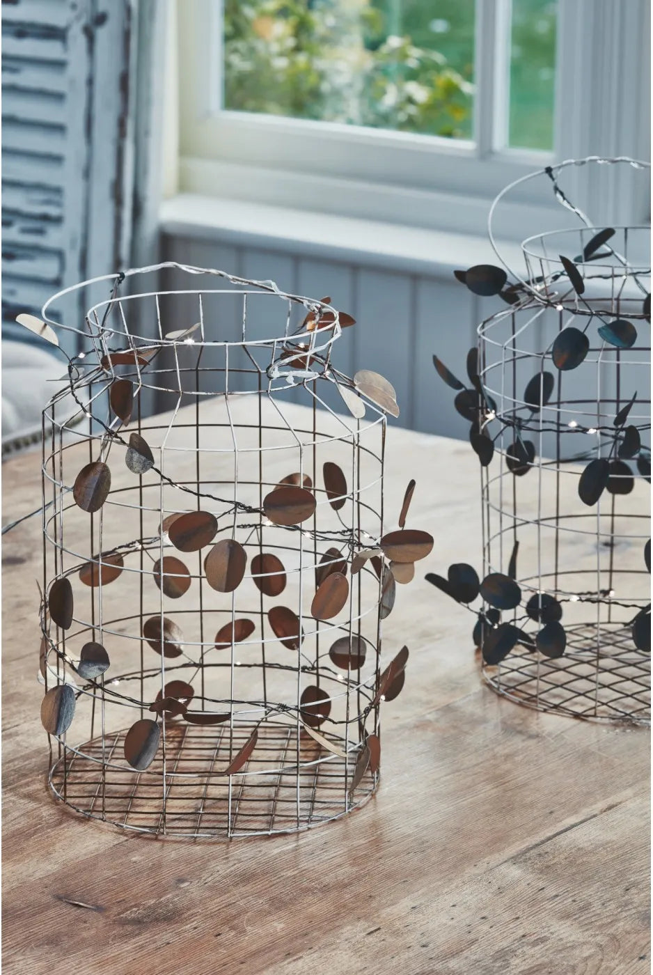 Gold Eucalyptus 20 fairy light chain