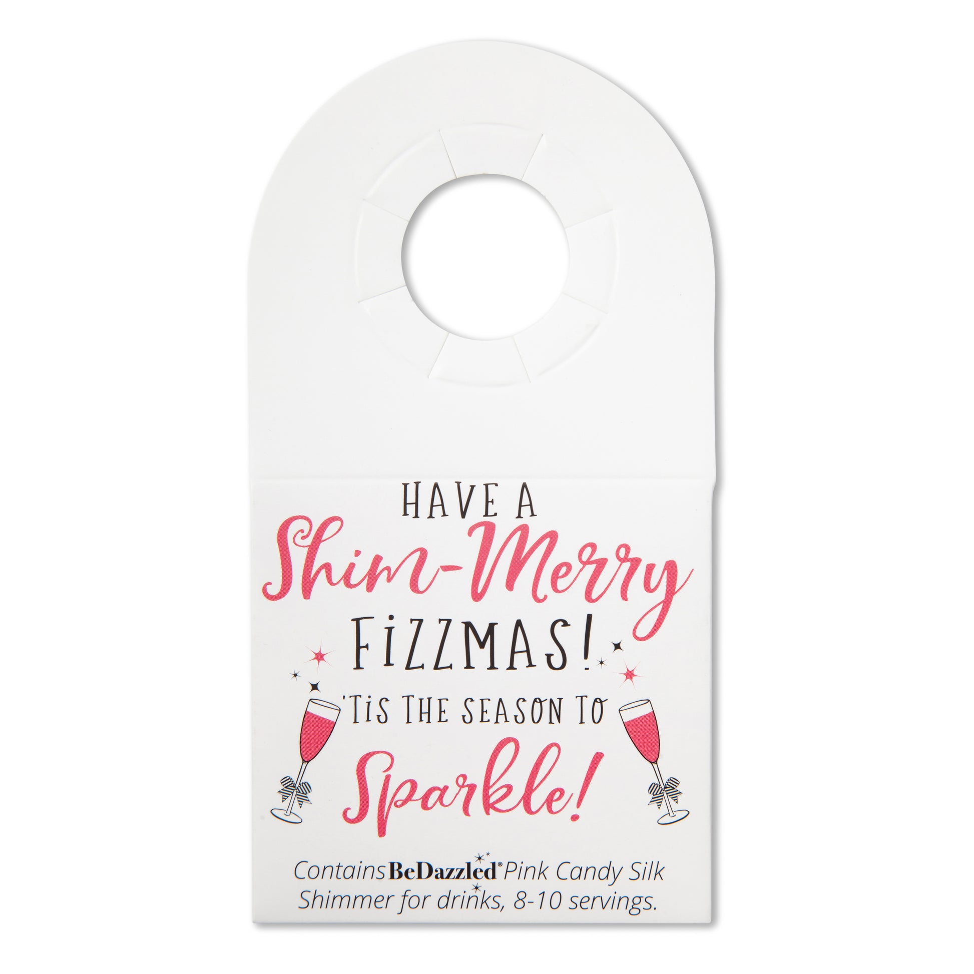 Bedazzled Drink Shimmer Bottle Tags - Christmas - Quirk Space