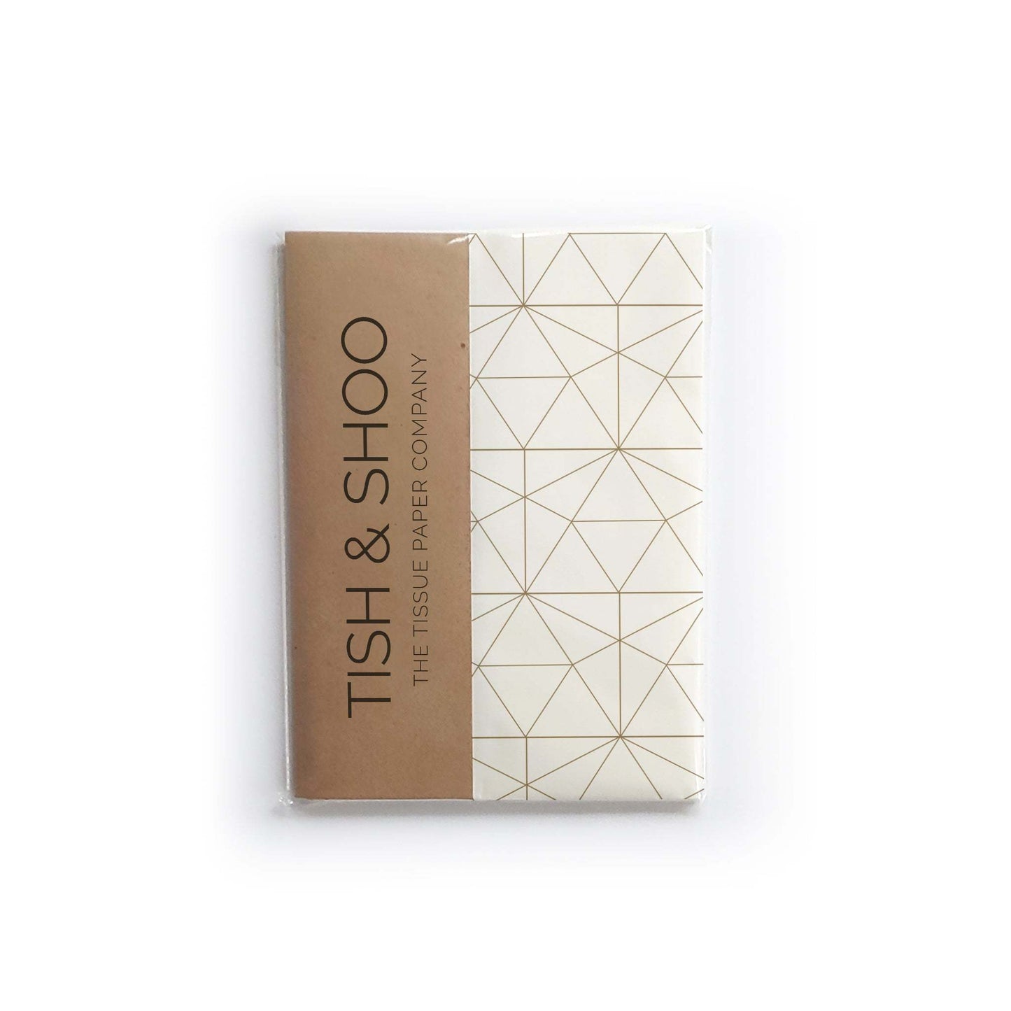 Gold & White Geometric - Tissue Paper Gift Pack