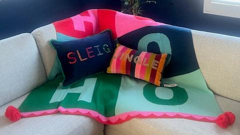 Funky Christmas Feature Cushions